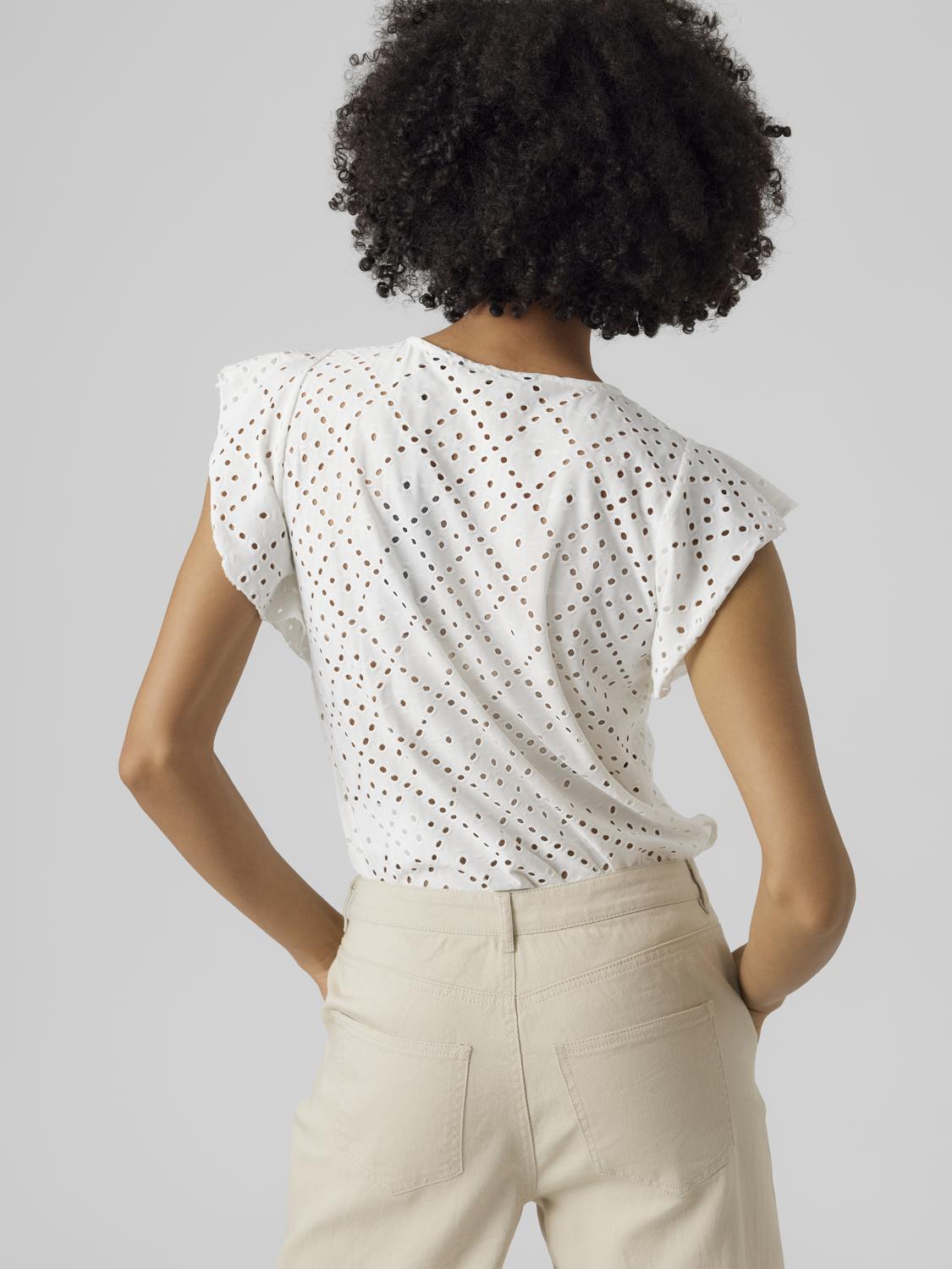 VMTASSA T-Shirt - Snow White - VERO MODA & VILA Bergvik